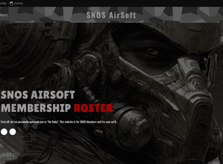 SNOS AirSoft Team Website